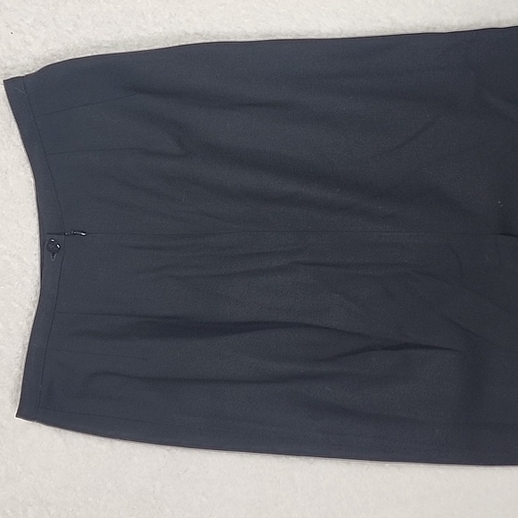 Vintage Gianni 100% Pure Wool Black Maxi Skirt - Picture 5 of 6